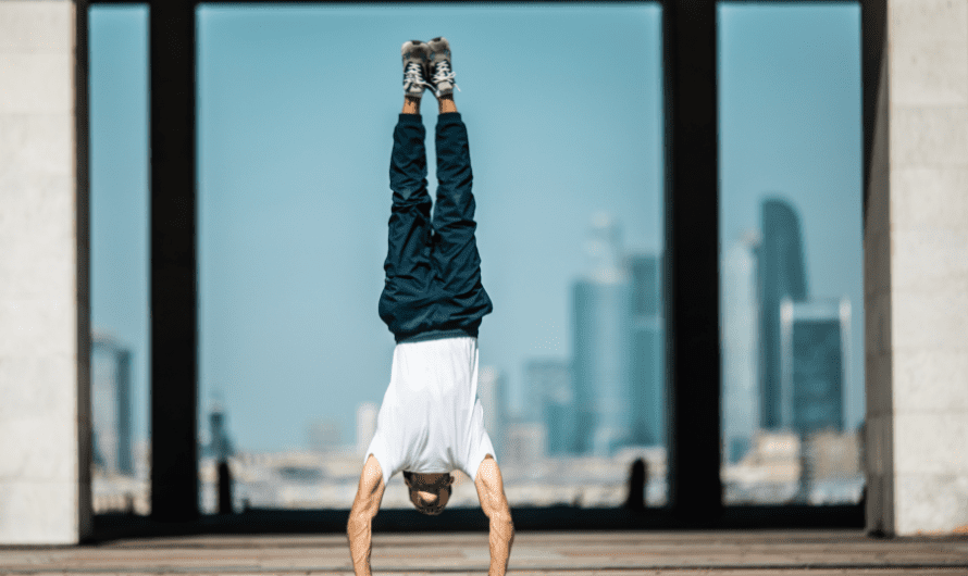 How to do a handstand for Guys